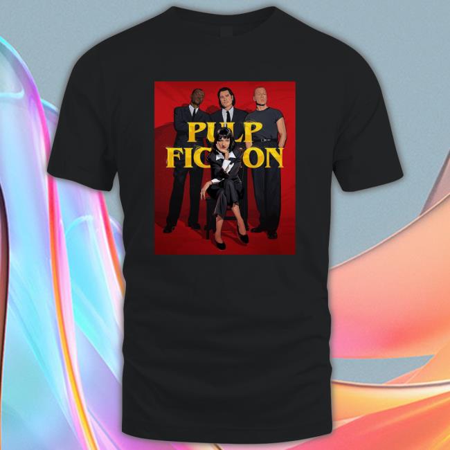 Cinema Tweets Pulp Fiction Group Canvas T-Shirt