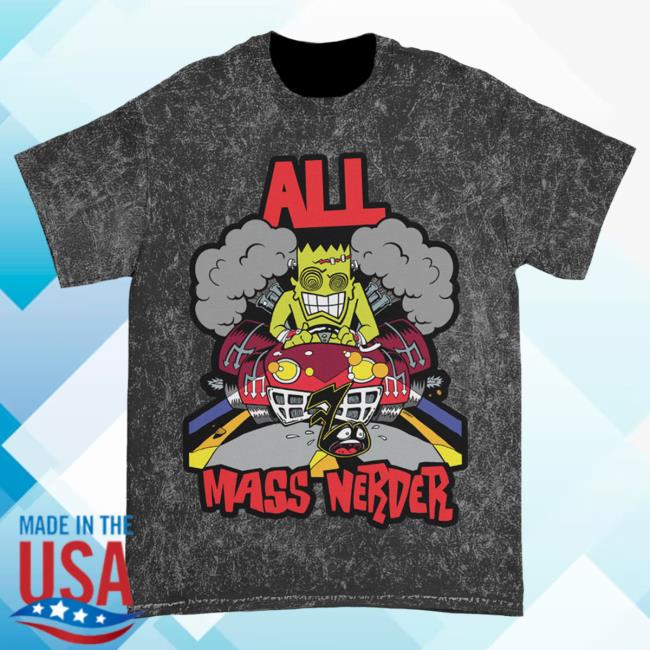 Official Kings Road Merch Store All Mass Nerder Shirt (Black Mineral Wash) Kings Road Shop