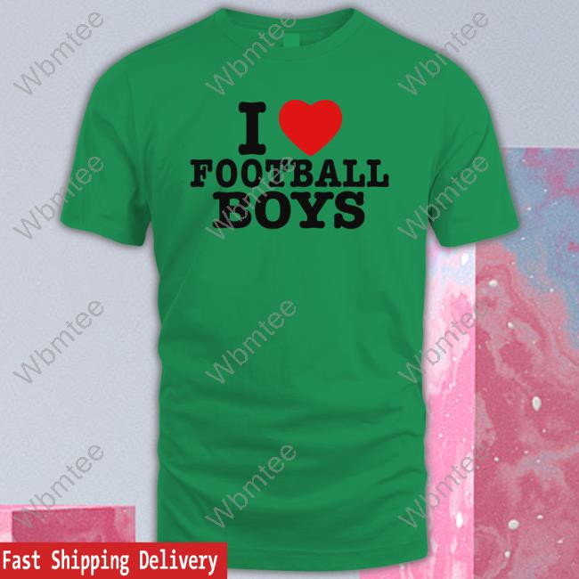 I Love Football Boys Tee Shirt I Love Football Boys Shirt