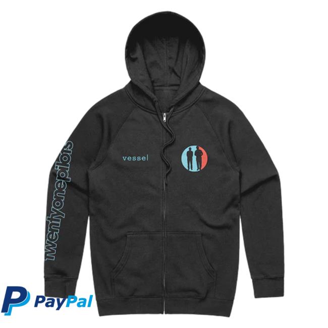 Official Warner Music Merch Vessel Power To The Local Dreamer Zip Up Crewneck