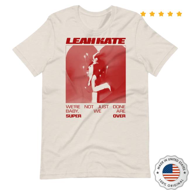 Leah Kate Merch Super Over Hooded Sweatshirt Leahkatemusic