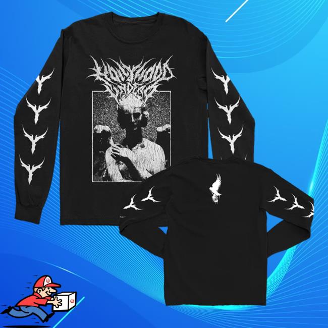 Official Hollywood Undead Merch Hollywood Undead Crying Statue Crewneck Sweatshirt