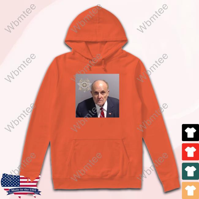 Rudy Giuliani Mugshot Shirts