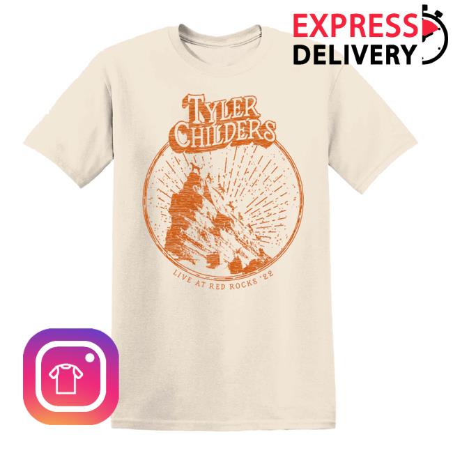 Official Tyler Childers Merch Store Tyler Childers Natural Red Rocks Attractive Shirt TylerChilders