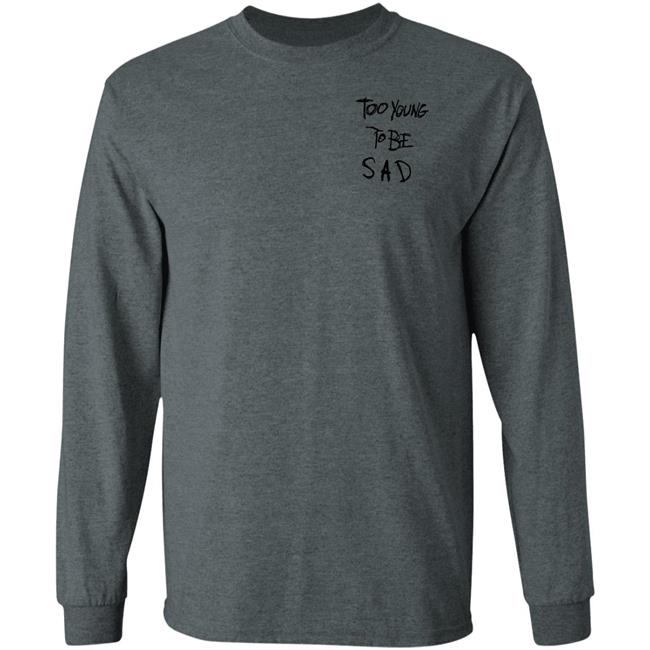 Tate Mcrae Merch Too Young To Be Sad Hoodie Tate Mcrae Merch Too Young To Be Sad Hoodie