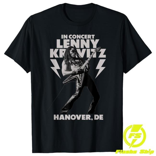 Official Lenny Kravitz – Blue Electric Light Tour 2025 Hanover T Shirt