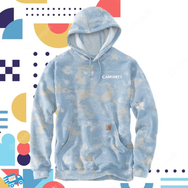 Official Public Lands Store Shop Carhartt Watercolor Moonstone Tie Dye Hoodie 3DPubliclands