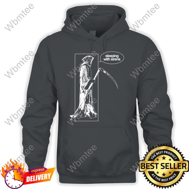 Sirens Sleeping With Sirens Grim Reaper Black Shirt
