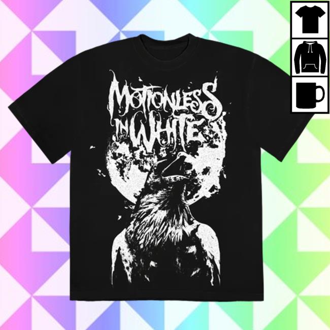 Official Motionless In White Merch Crow Shirt