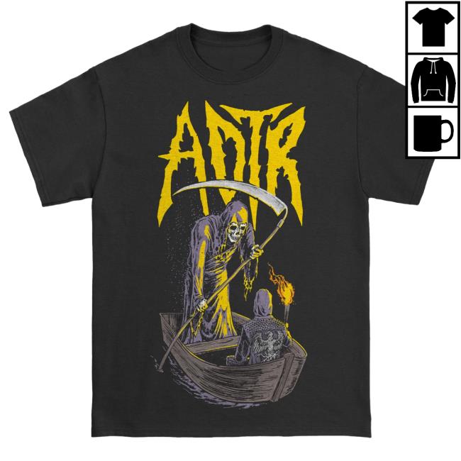 Official A Day To Remember Skeleton Boat Tee