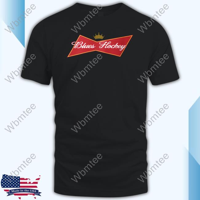 Official Blues Buzz Store Merch Budwieser Blues Hockey Tee