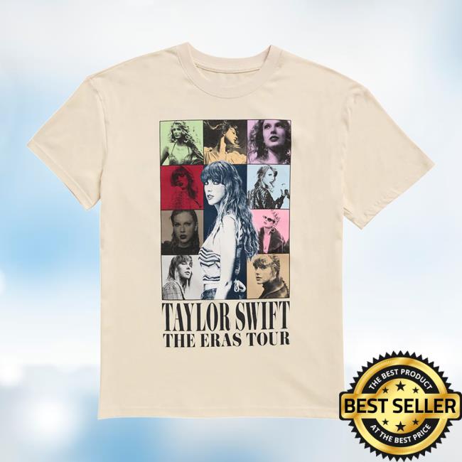 Official Taylor Seift Swift Clothing Store Shop Taylor Swift The Eras International Tour Beige Shirt TaylorSwift