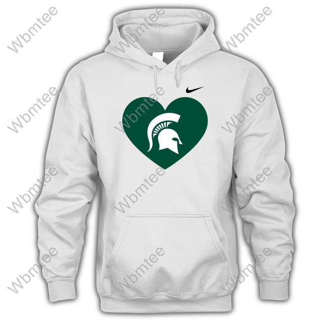 Michigan State Spartans Heart T Shirt