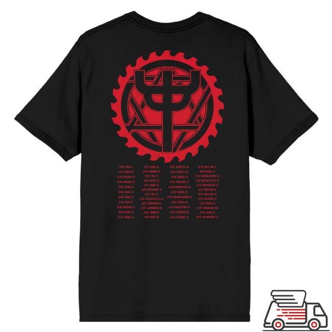Official Judas Priest Merch Shield of Pain Badge Itin Tee Tee