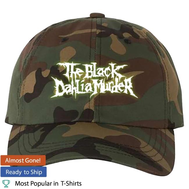 Official Night Shift Merch Store Shop The Black Dahlia Murder - Camo Logo Hat Nightshift Merch