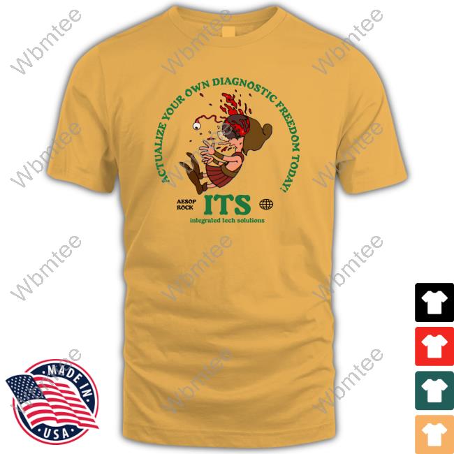 Official Aesop Rock Actualize Your Own Diagnostic Freedom Today Tee