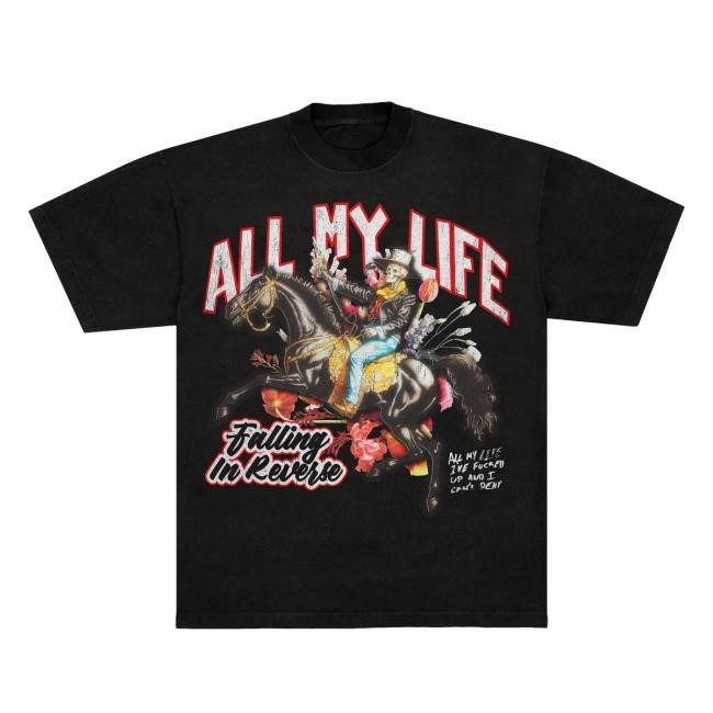 Official Falling In Reverse Merch Shop Cowboy Killer T Shirt
