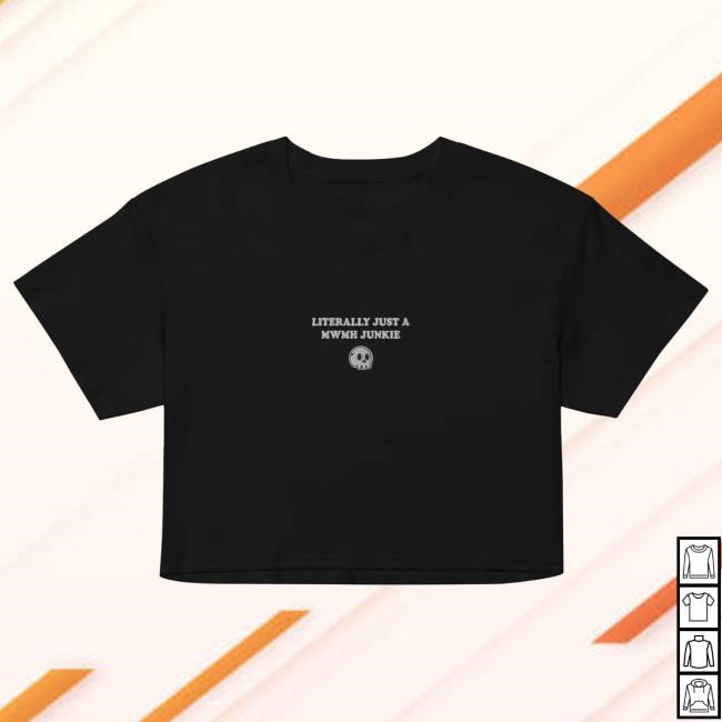 Official Murder with my Husband MWMH Junkie Cropped T Shirt