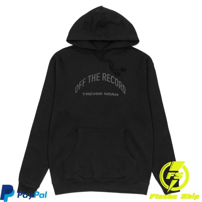 Trevor Noah Shop - Top Drawer Merch | Off The Record Huppari - Black On Black