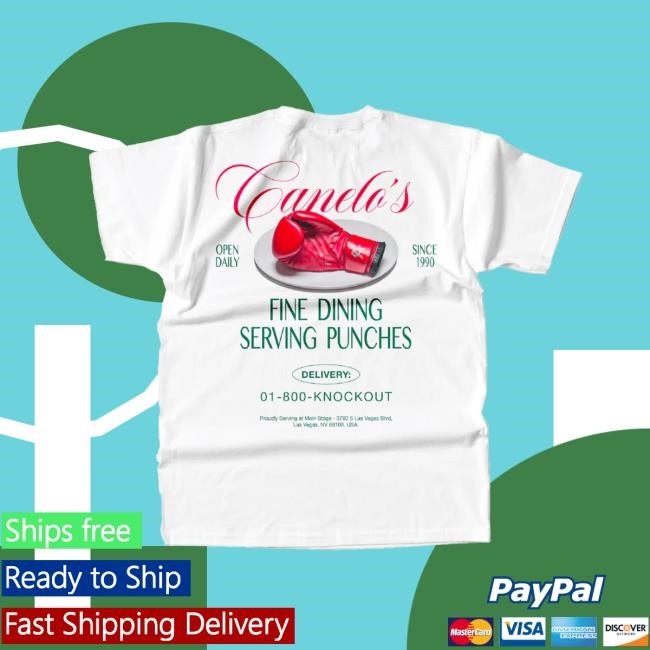 Canelo Store Serving Punches Shirt