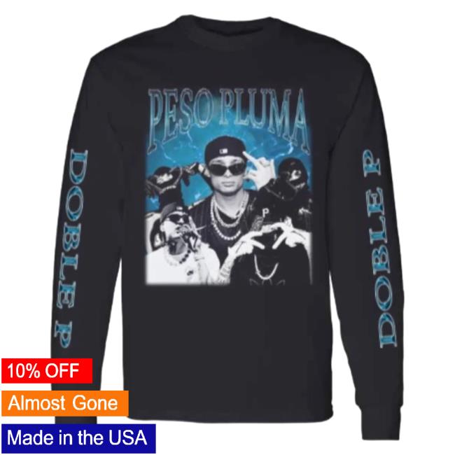 Official Peso Pluma Merch Store Collage Long Sleeve Shirt 2023 PesoPluma Clothing Shop
