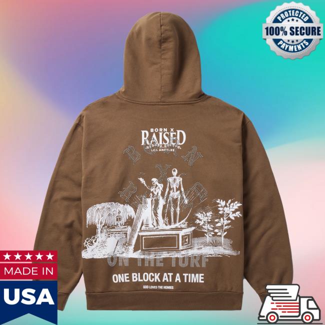 Official Born X Raised Merch Store Shop Beer Hoody: Walnut BornxRaised