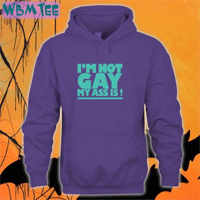 Shirts That Go Hard I'm Not Gay My Ass Is V Neck T Shirt Shirtsthtgohard