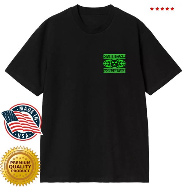 Global Visual Tour Gear World Service Tee Kneecap