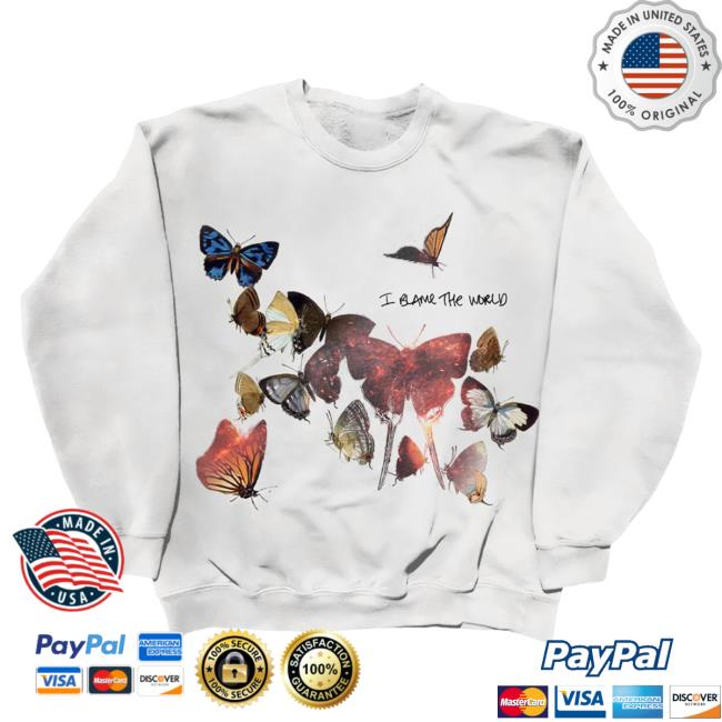 Official Sasha Alex Sloan Merch Store Sasha Alex Sloan Butterfly Sweatshirt Sasha Alex Sloan Apparel Clothing Shop