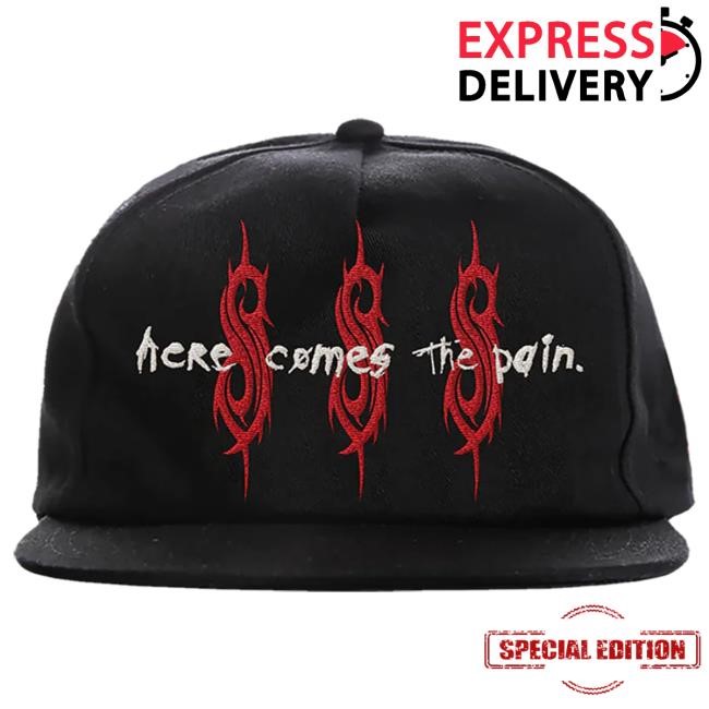 Official Slipknot Merch Store Here Comes The Pain Hat Slipknot Clothing Shop