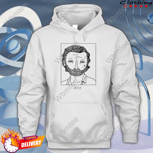 Badly Drawn Rick Grimes Walking Dead T Shirt