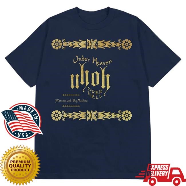 Official Florence And The Machine Under Heaven Over Hell T Shirt
