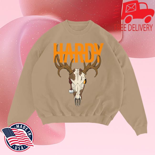 Official Hardy Store Merch Deer Skull Sweatshirt
