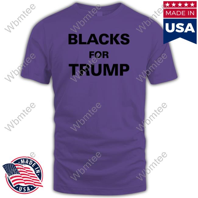 Lakota Man Blacks For Trump Shirt