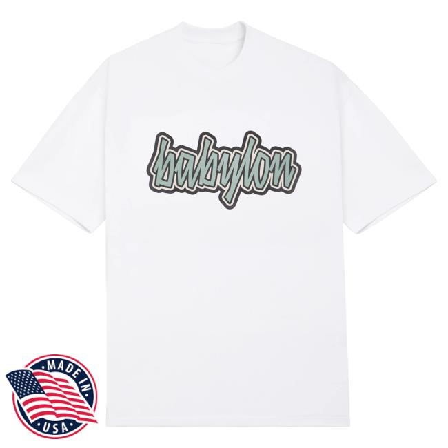 Chunky Script Tee From Babylon La Official Street Shop