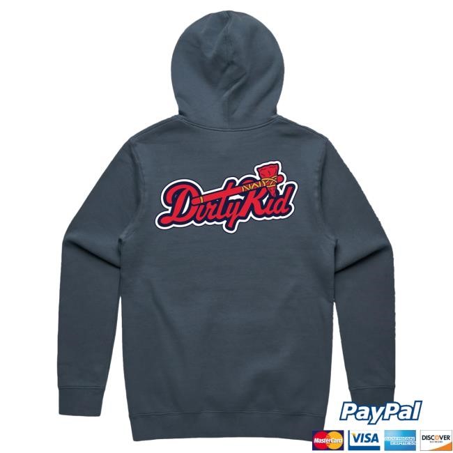 Official Dirty Kid Merch Tomahawk Hoodies - Blue