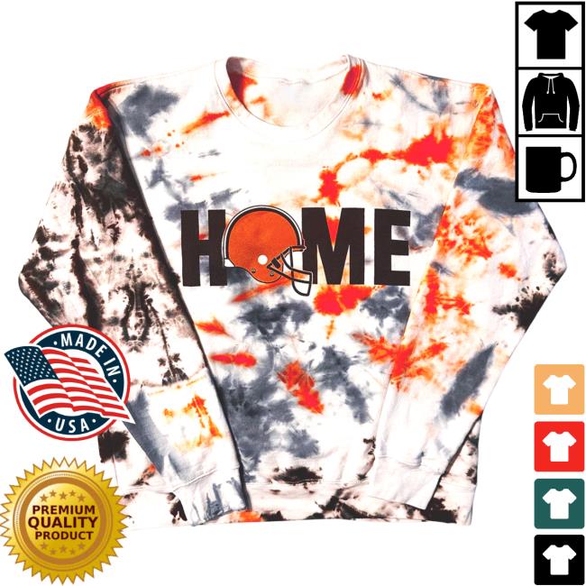 Ohio Clothing Merch Apparel Cleveland Indians Home Tie Dye Pull Over Hoodie Ohioclothing Tie-Dye