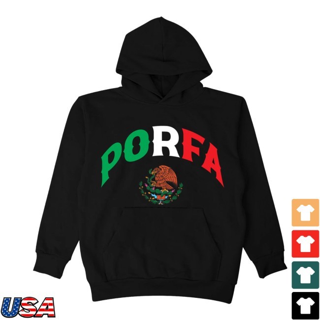 Holiday 2024 Porfa Flag Hoodie Porfa Merch
