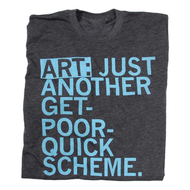 Official Ray Gun Store Shop Art: Get Poor Quick (R) Popover Shirt