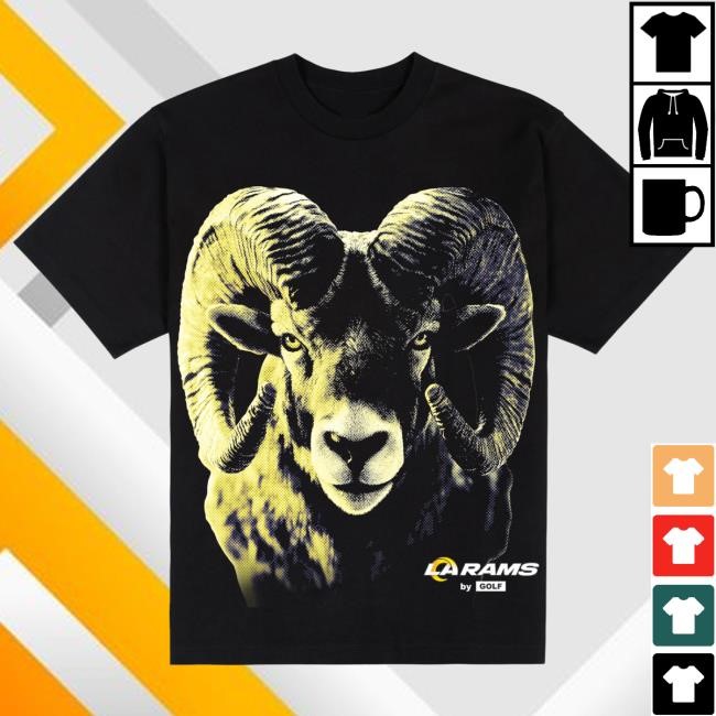 Official Golf Wang Merch Rams Animal Tee by Golf Wang x NFL