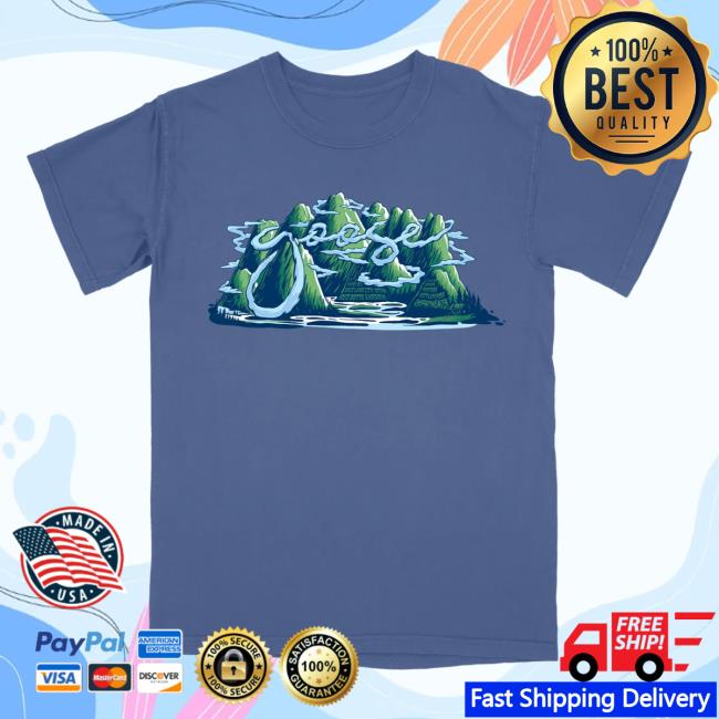 Official Goose The Band Merch Goosetheband Utah/Montana Mountains Event Popover Shirt