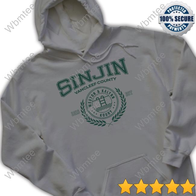 Sinjin Drowning Merch Sinjin Vancleef County Weston & Kalynn Koury 2018 Est Hoodies