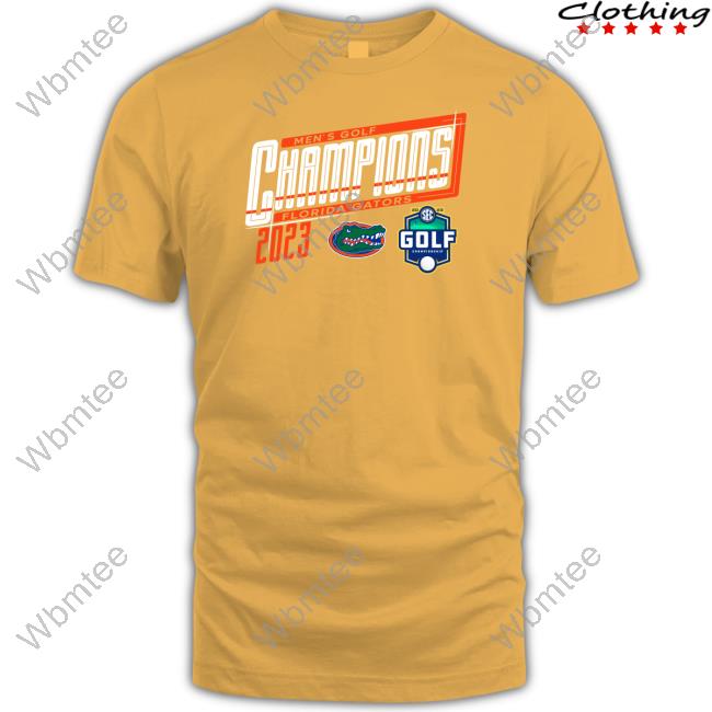 NCAA Shop Florida Gators 2023 Sec Men's Golf Champions Shirt