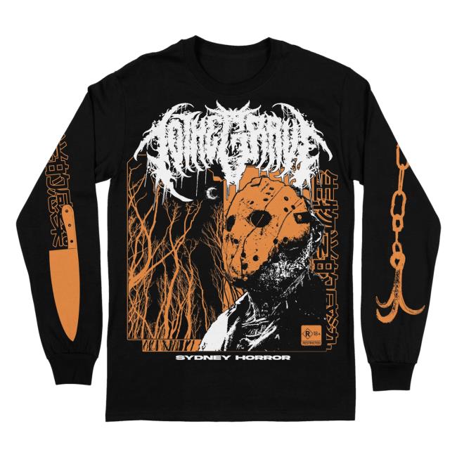 Official To The Grave Rising Merch To The Grave - Friday The 13Th Sydney Horror Long Sleeve Top Shirt Risingmerch