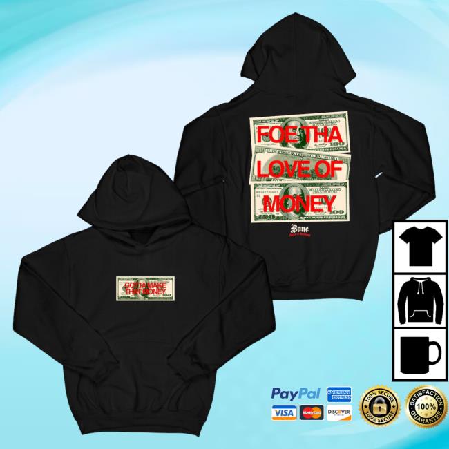 Official Merch Bar Store Bone Thugs-N-Harmony Gotta Get That Money "Black" Shirt MerchBar BoneThugsnHarmony Apparel Clothing Shop