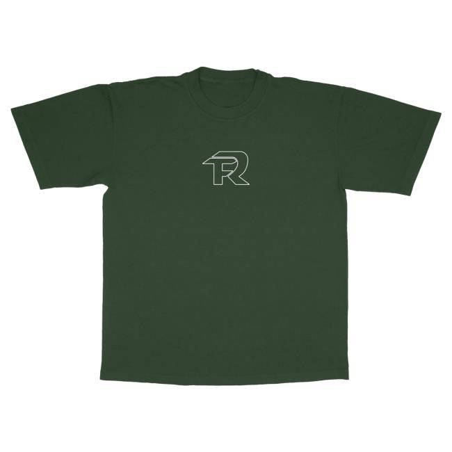 Official Fuerza Regida Merch Store Outline Fr - Green S/S Top Shirt Fuerza Regida Clothing Shop FuerzaRegida