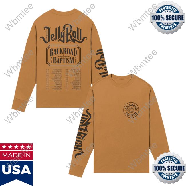 Official Jelly Roll Clothing Shop Merch Backroad Baptism Hoodie Jellyroll615 Store