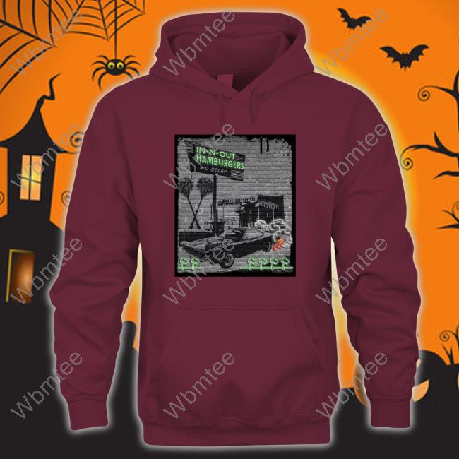 In-N-Out Hamburgers Hooded Sweatshirt Official In-N-Out Hamburgers Hoodie