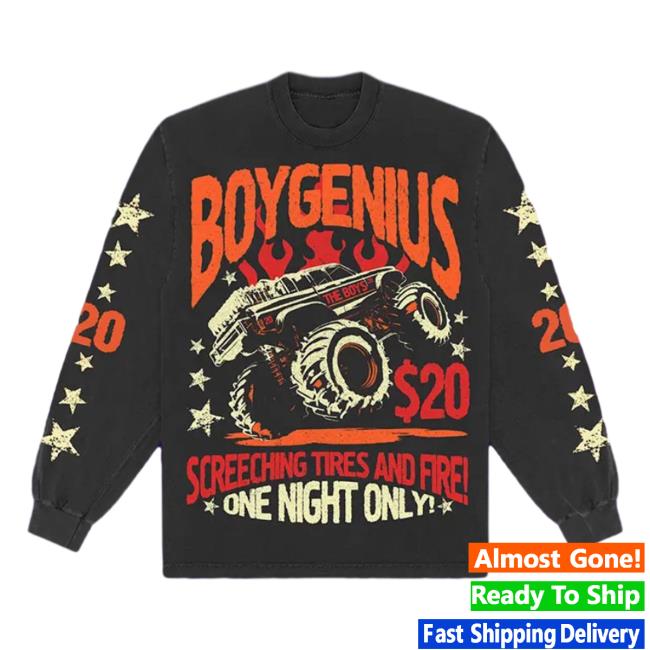 Boygenius Merch Screeching Tires And Fire One Night Only Hoodies
