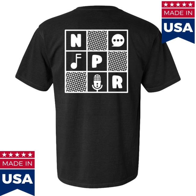 Npr Merch Npr Block Art Shirts